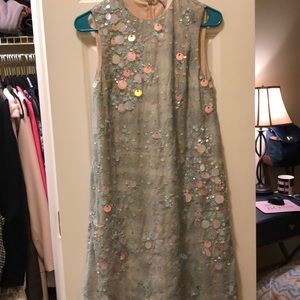 Short Sage Sequin Dress Maternity